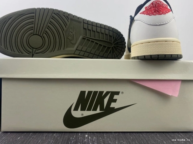 Rep Retro Jordan Travis OG x Scott Jordan Low Air Air 1 Olive DZ4137-106 0618